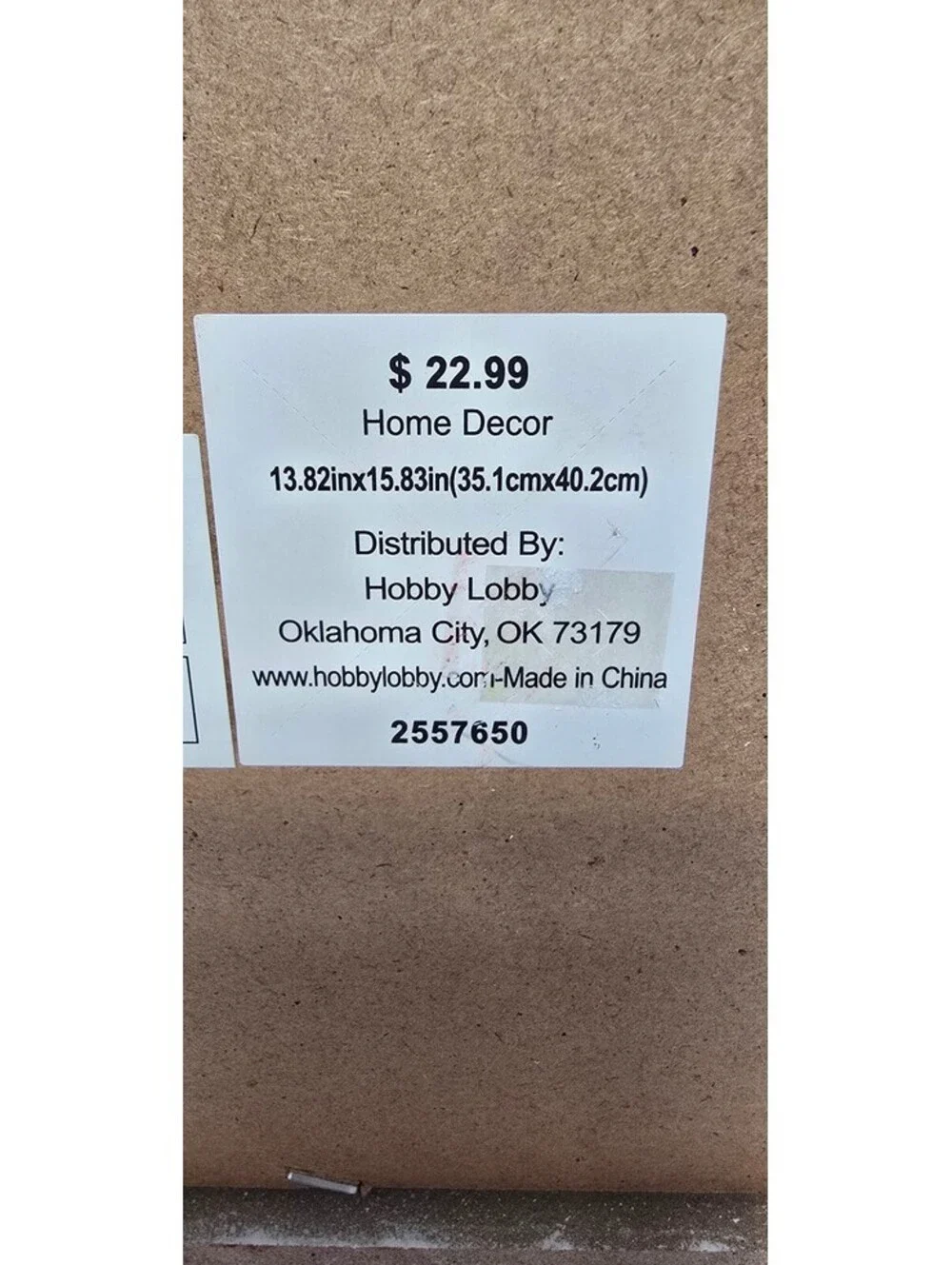 Hobby Lobby this charming